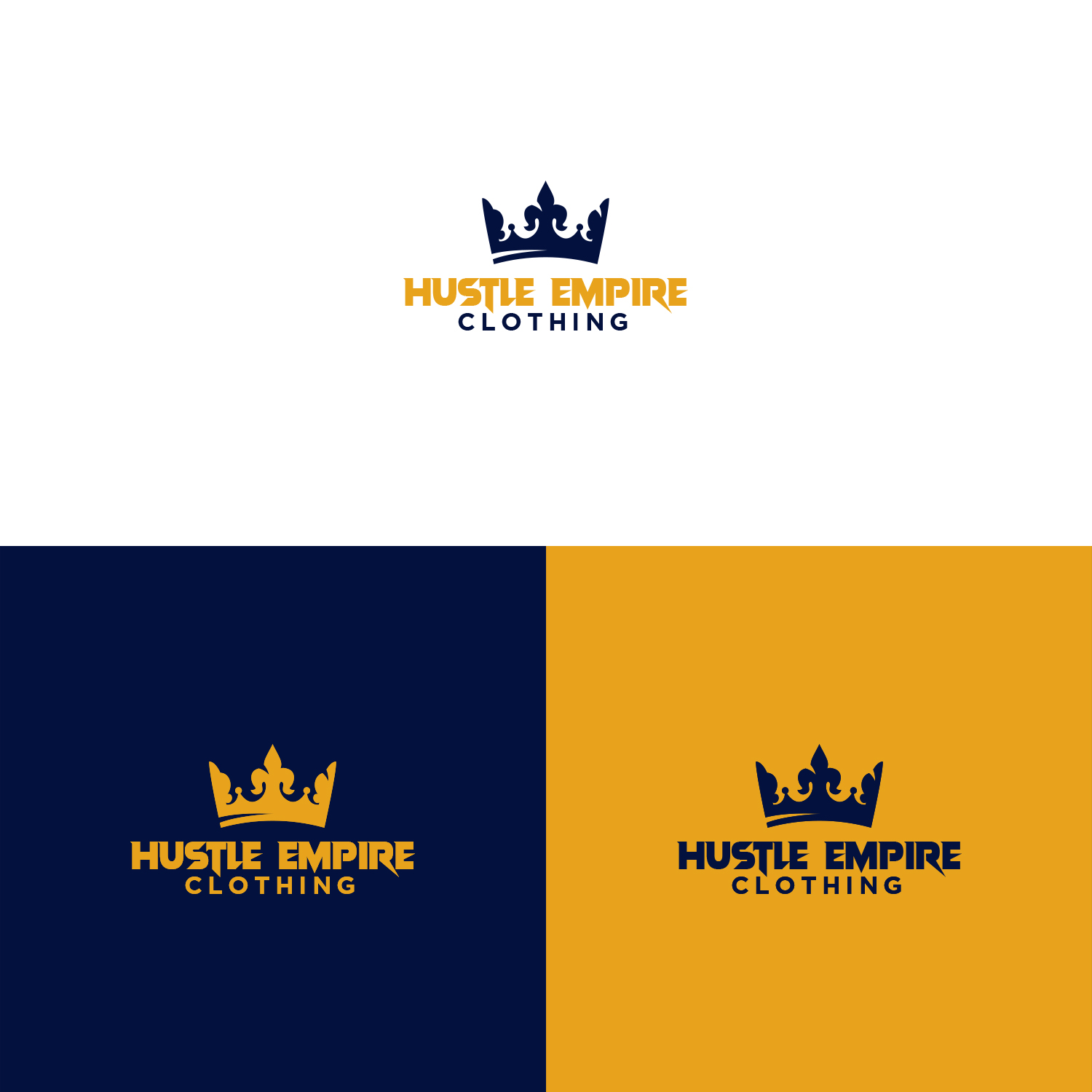 Logo Design by nzdesigners for HUSTLE EMPIRE CLOTHING | Design #26970424