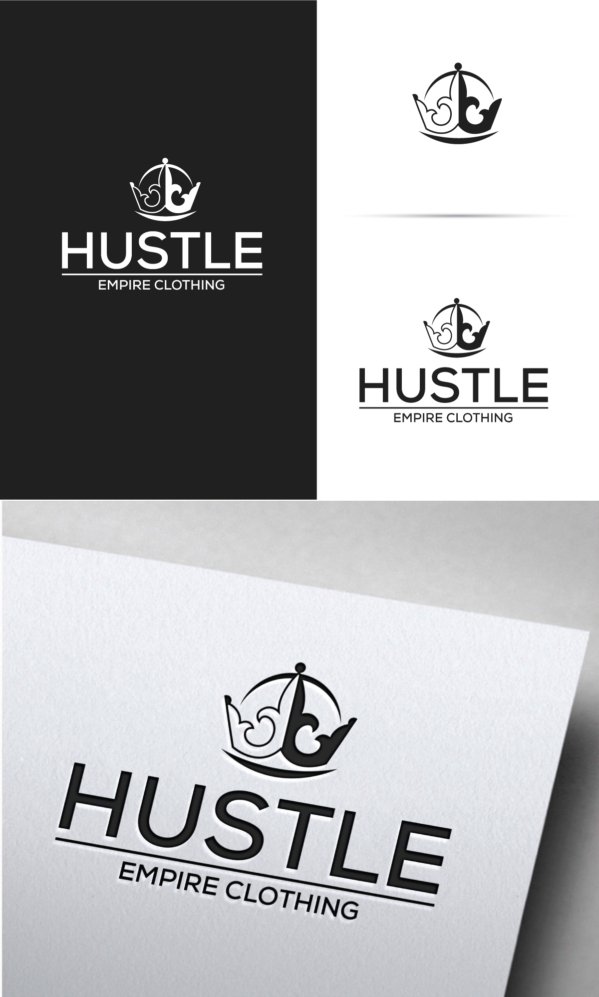 Diseño de Logo por HEAVEN ART para HUSTLE EMPIRE CLOTHING | Diseño #26965104