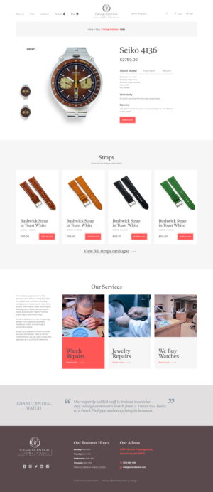 Web Design by ElenaNelyubina for this project | Design: #26990959
