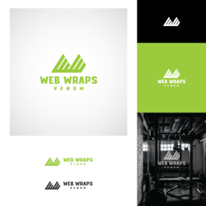 Web Wraps Venom (Web Wraps is the brand, Venom is the name of the product) | Logo Design by TerryBogard