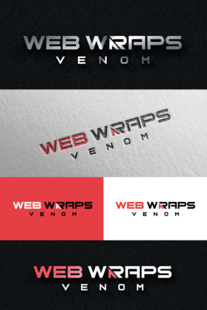 Web Wraps Venom (Web Wraps is the brand, Venom is the name of the product) | Logo Design by Dot Design 3