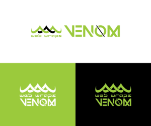 Web Wraps Venom (Web Wraps is the brand, Venom is the name of the product) | Logo Design by Avilash