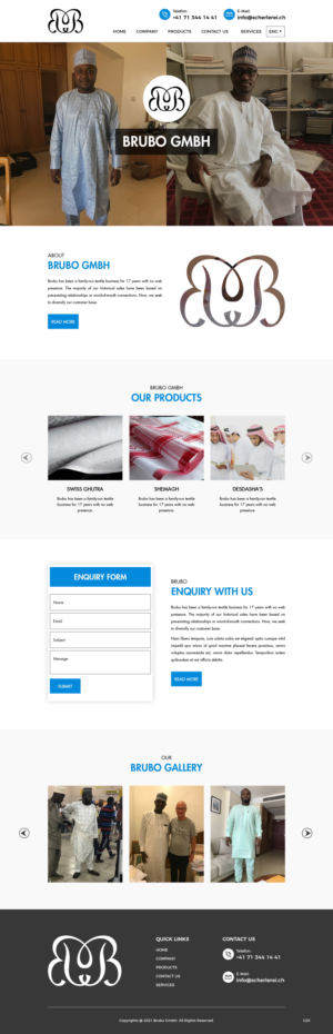 Design Wordpress par pb pour Brubo GmbH | Design : #26967925