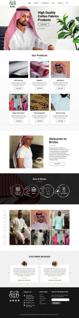 Design Wordpress par pb pour Brubo GmbH | Design : #26967926