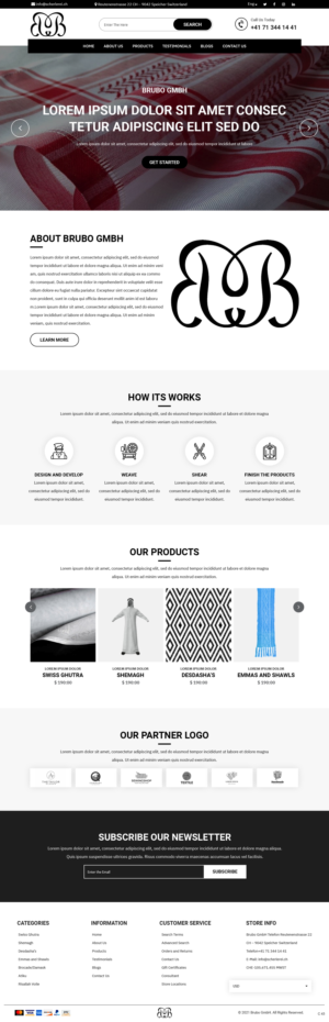 Design Wordpress par pb pour Brubo GmbH | Design : #26967928