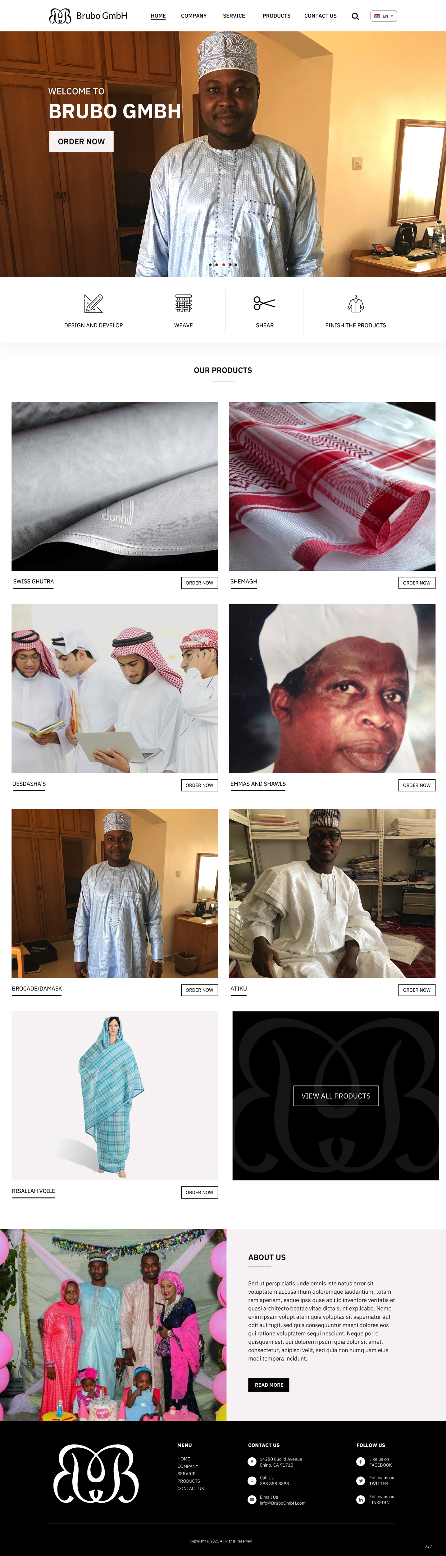 Wordpress Design by pb for Brubo GmbH | Design #26967929