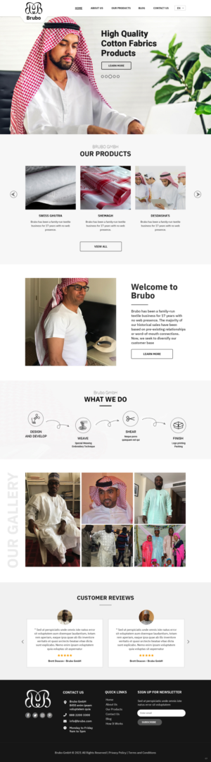 Design Wordpress par pb pour Brubo GmbH | Design : #26986506