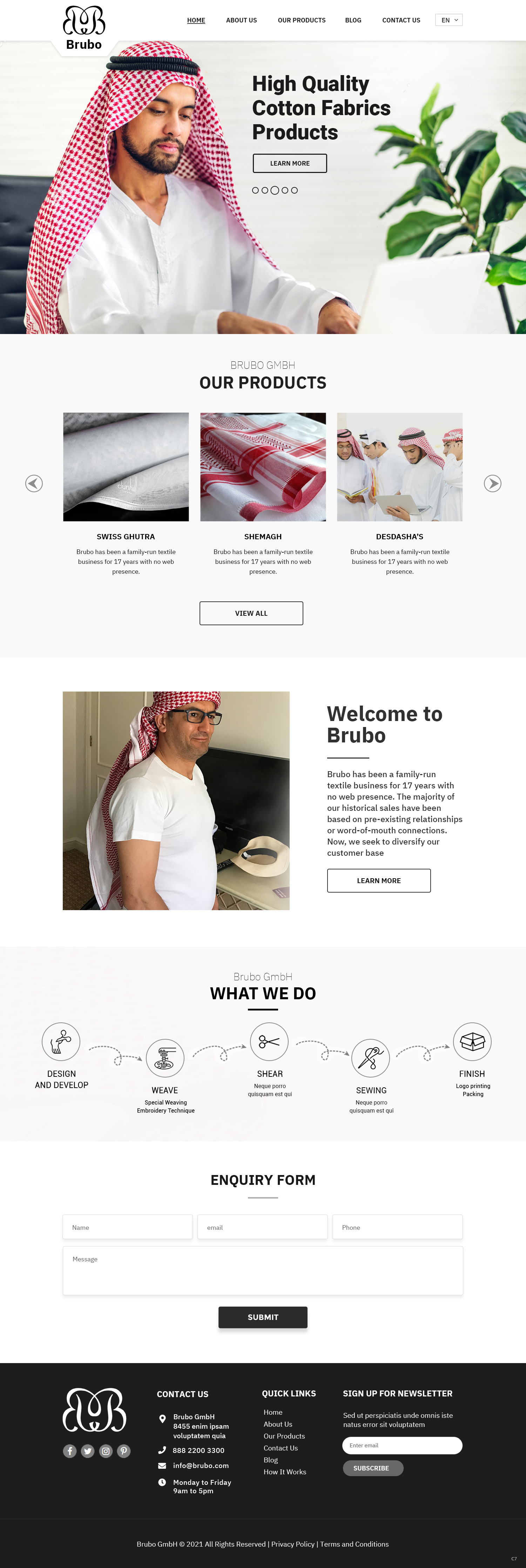 Wordpress Design by pb for Brubo GmbH | Design #27056210