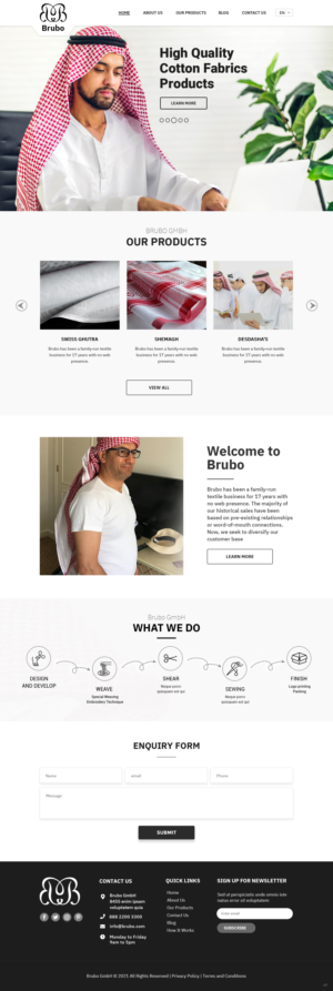 Design Wordpress par pb pour Brubo GmbH | Design : #27056210