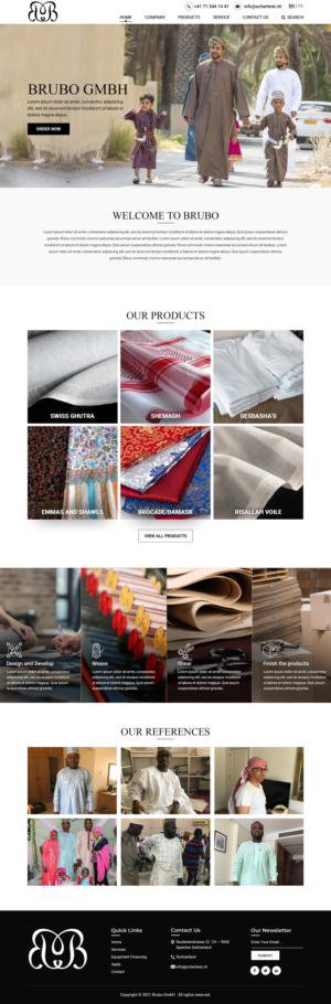Design Wordpress par Titan Eagle pour Brubo GmbH | Design : #26971180