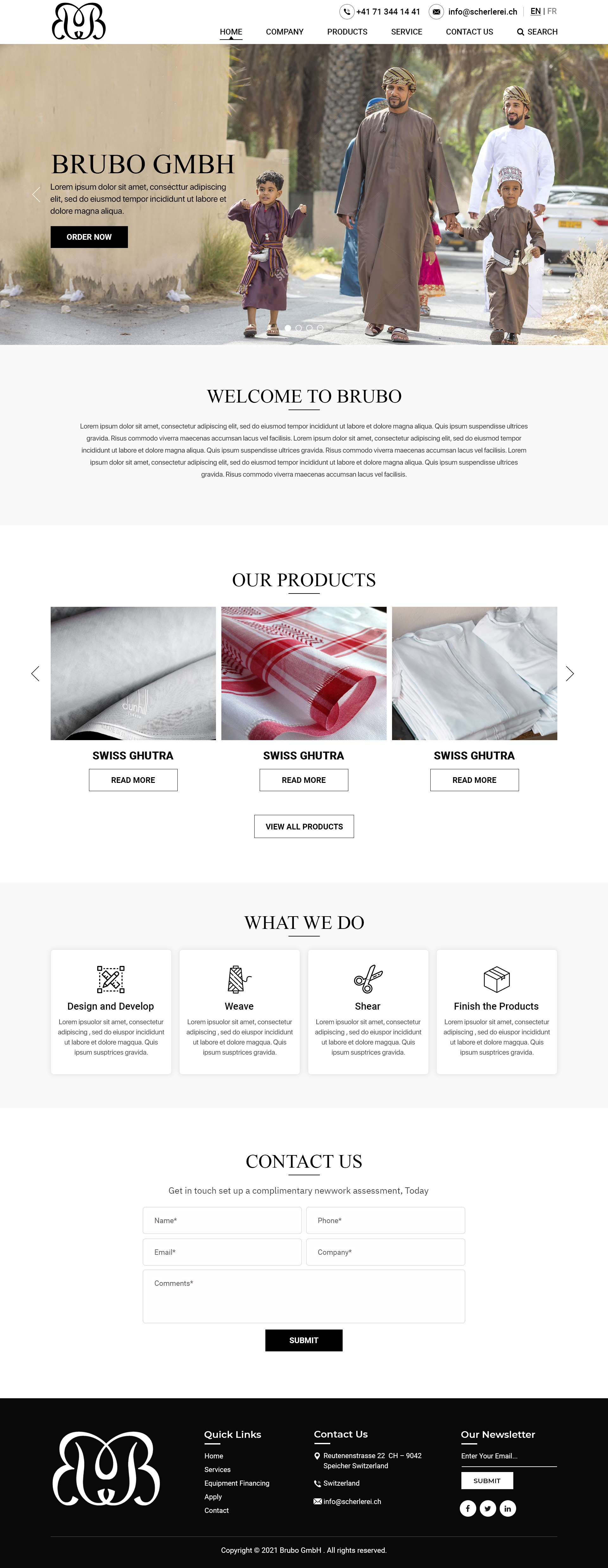 Wordpress Design by Titan Eagle for Brubo GmbH | Design #26997601