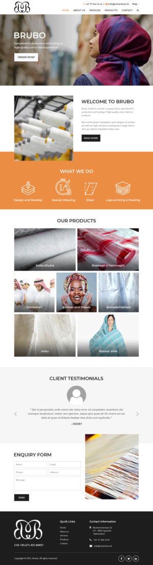 Design Wordpress par Starlyn DS pour Brubo GmbH | Design : #26979836