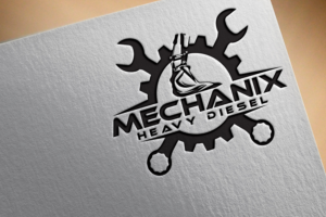 MECHANIX HEAVY DIESEL | Logo Design by Jennifer©