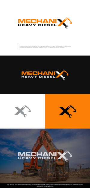 MECHANIX HEAVY DIESEL | Logo Design by Kim Ji