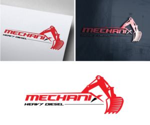 MECHANIX HEAVY DIESEL | Logo Design by HEAVEN ART