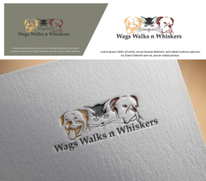Wags Walks n Whiskers | Logo Design by damian