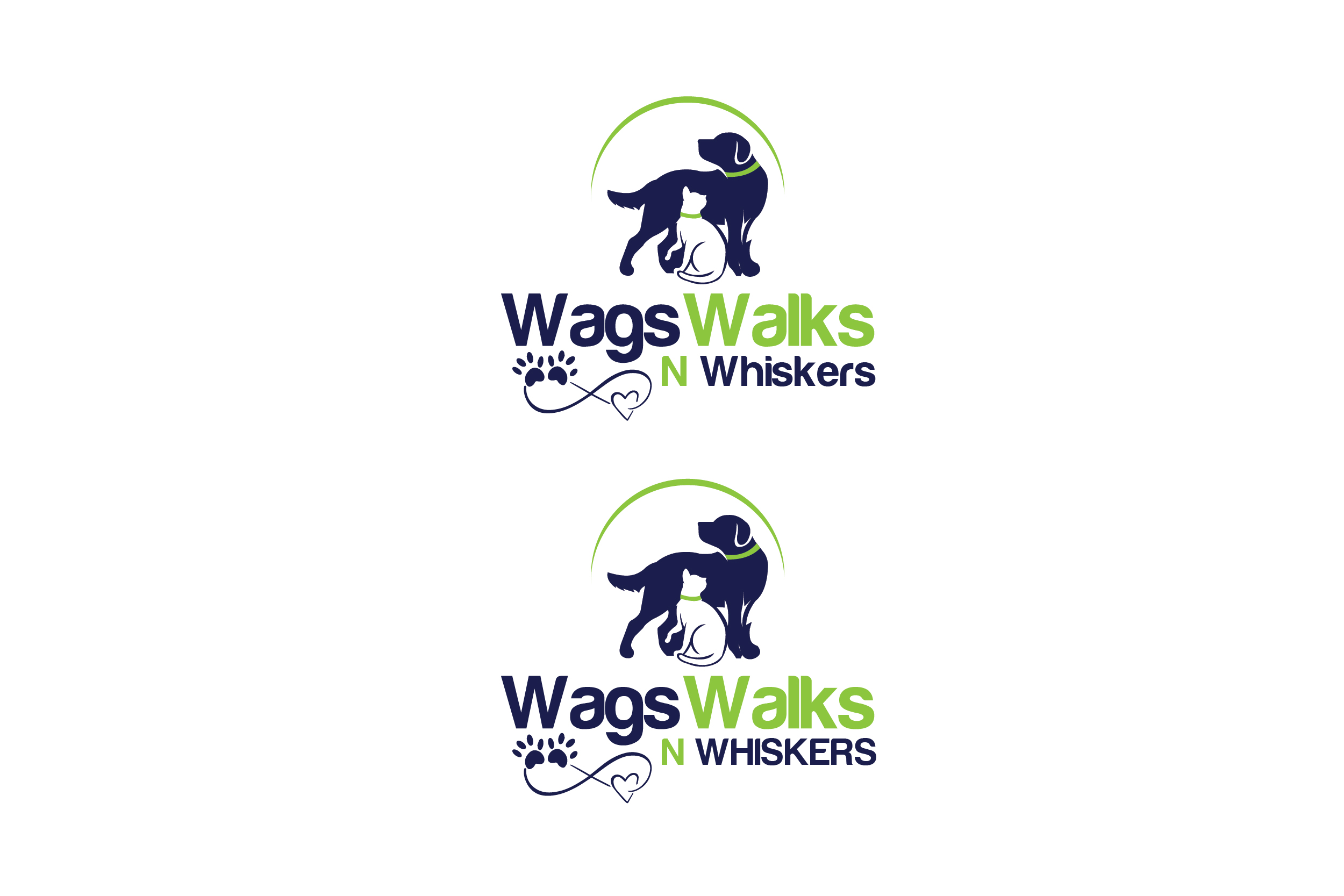 Diseño de Logo por #hashtag_DEsigN para Wags Walks n Whiskers | Diseño: #26963049