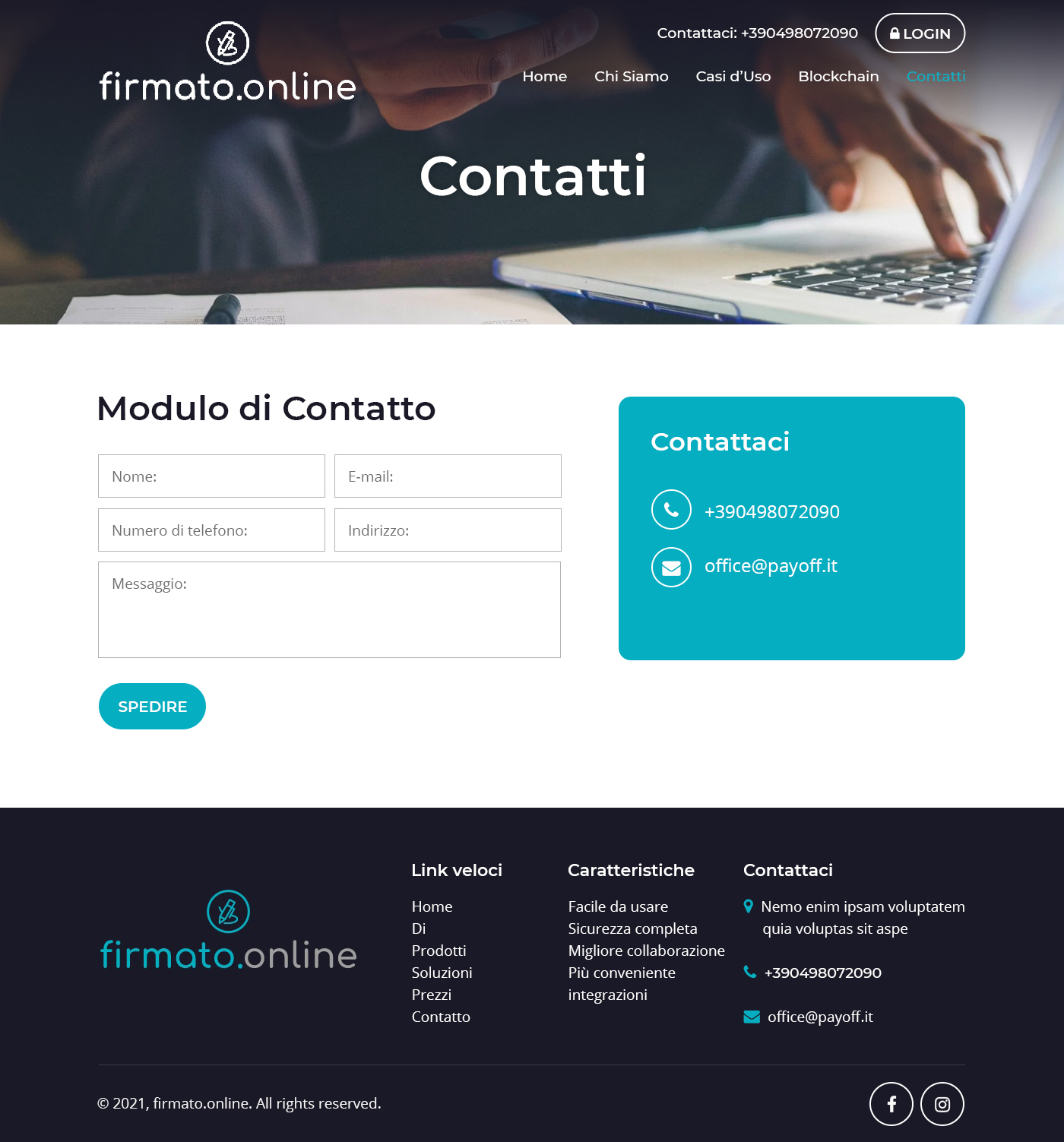 WordPress-Design von Starlyn DS für Payoff Srl | Design #27048749