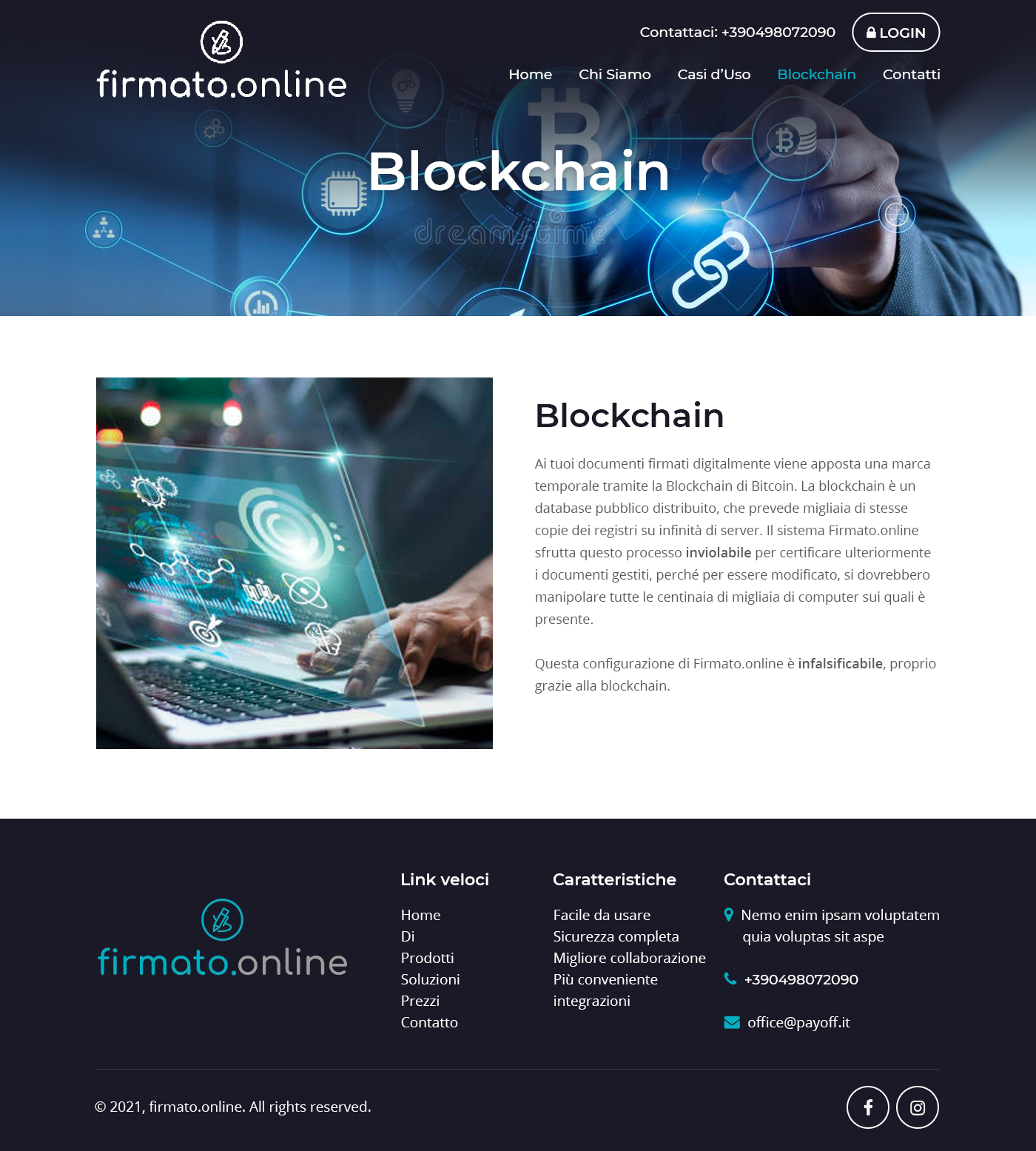 WordPress-Design von Starlyn DS für Payoff Srl | Design #27048750