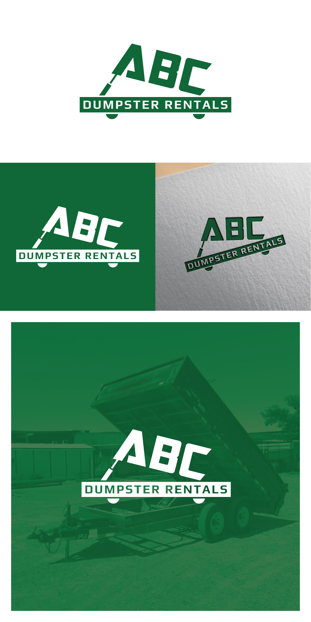 Logo Design by Classy Custom for ABC DUMPSTER RENTALS | Design #26973054