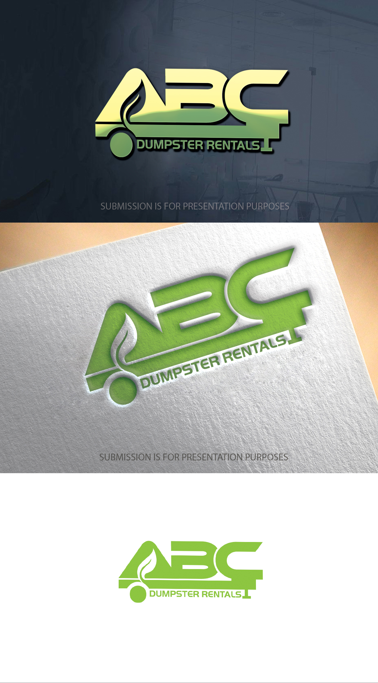 Logo Design by graphicevolution for ABC DUMPSTER RENTALS | Design #26965929