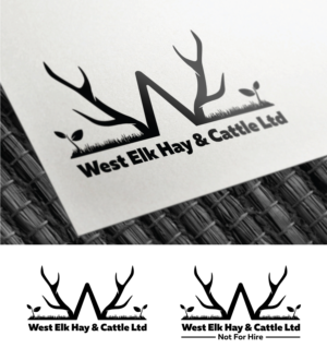 Business Logo - Hay & Cattle - Elk | Diseño Gráfico por u2square