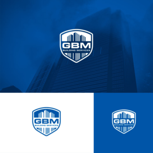 GBM with a supportive text of "Building Services" | Logo Design by Alex Martin