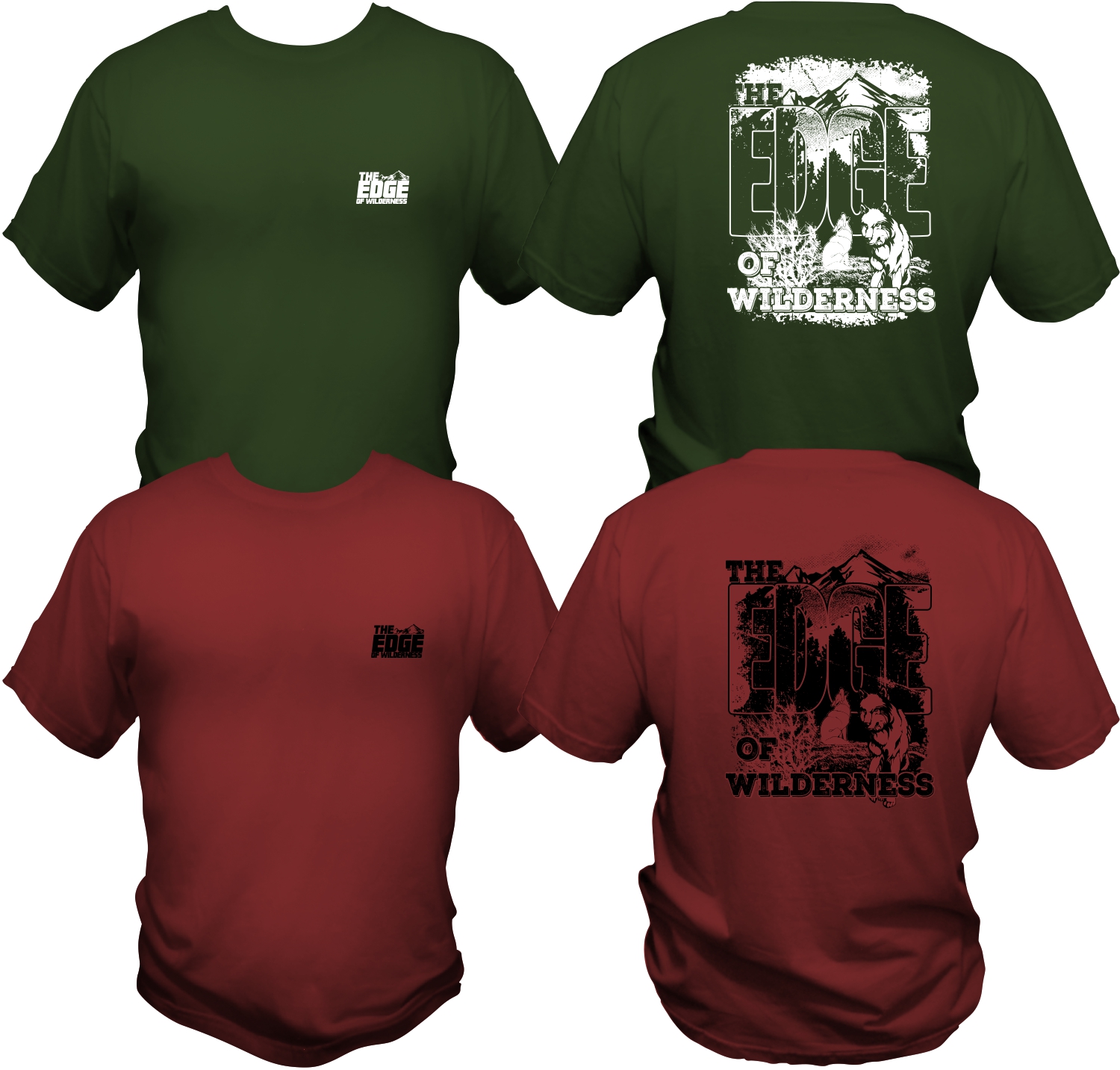 T-shirt Design by bacujkov for Edge Wilderness Apparel Co. | Design #26983317