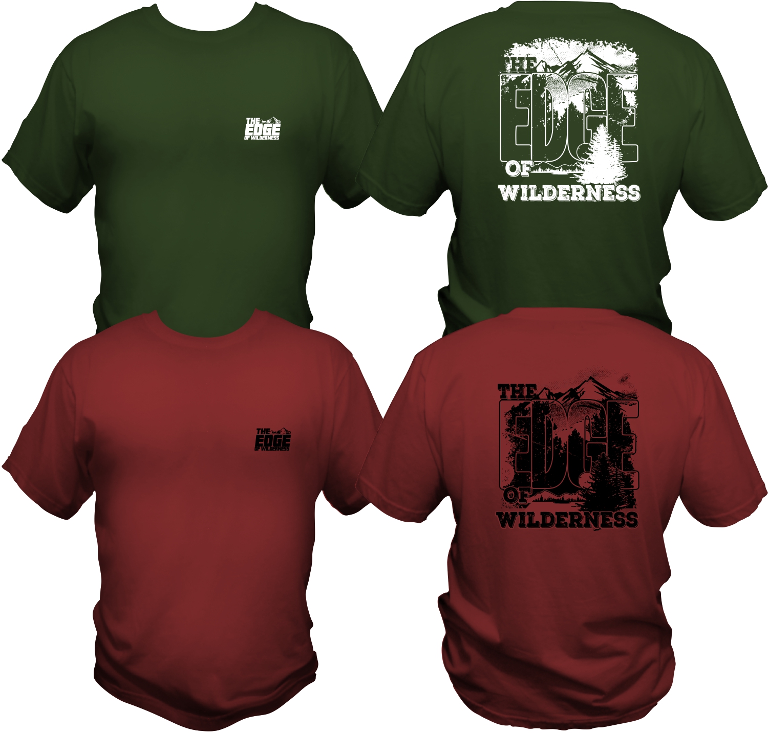 T-shirt Design by bacujkov for Edge Wilderness Apparel Co. | Design #26990696