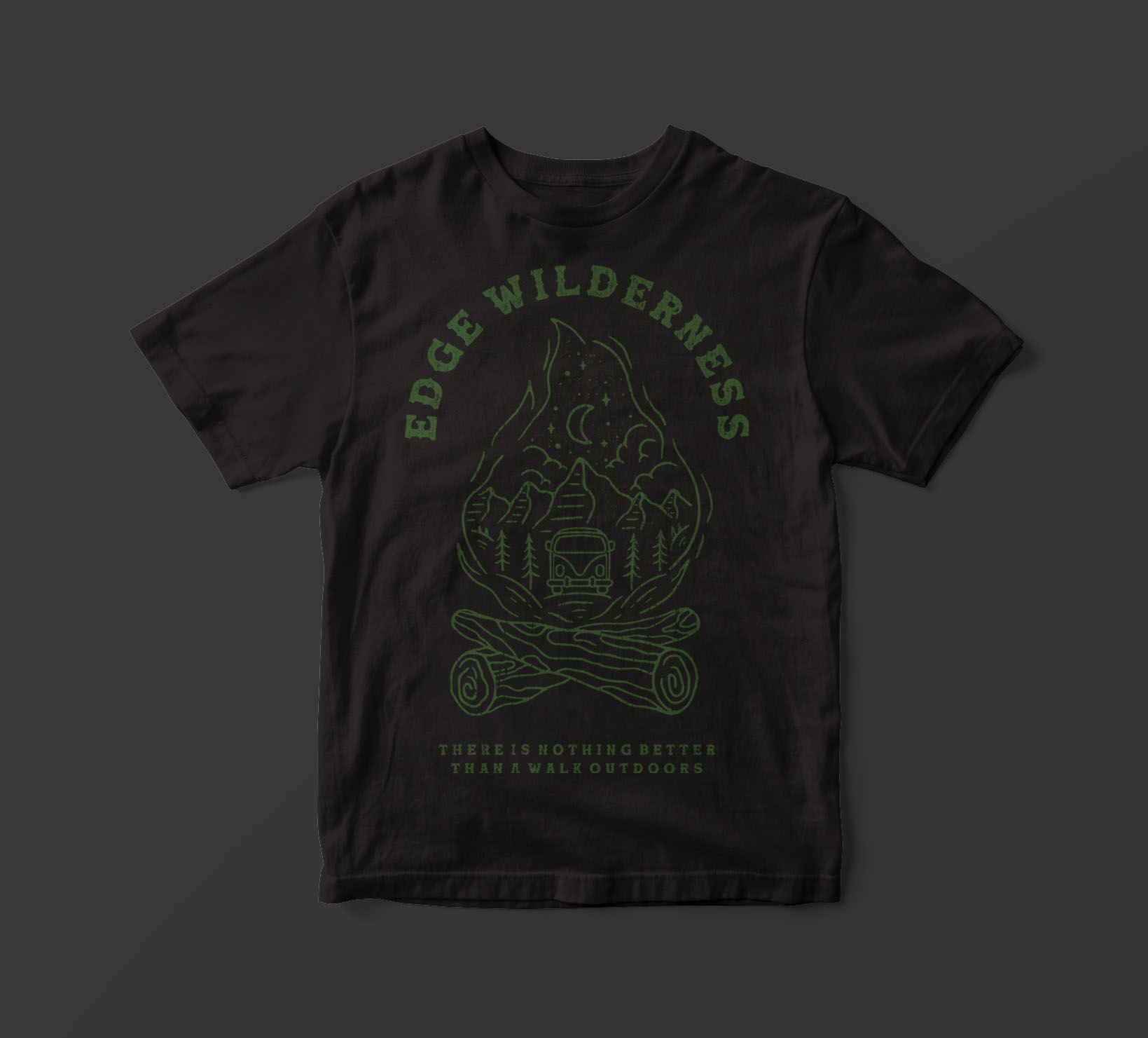 T-shirt Design by MangKepweng for Edge Wilderness Apparel Co. | Design #26970236