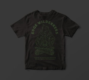 T-shirt Design by MangKepweng for Edge Wilderness Apparel Co. | Design: #26970236