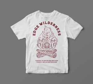 T-shirt Design by MangKepweng for Edge Wilderness Apparel Co. | Design: #26970237