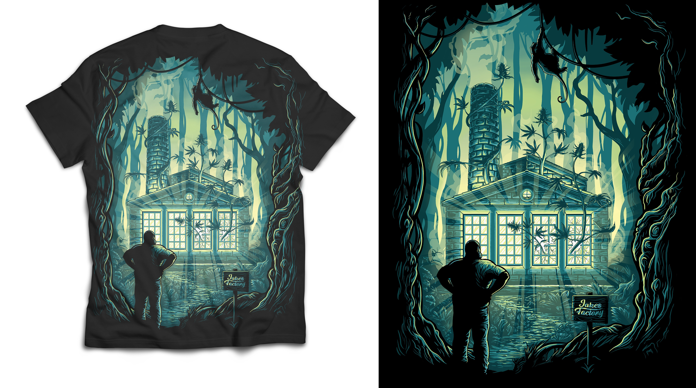T-shirt Design by cvektor for Edge Wilderness Apparel Co. | Design #26990846