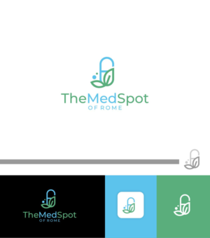 The Med Spot of Rome     or    The Med Spot of Rome NY | Logo Design by Fat Bat Man