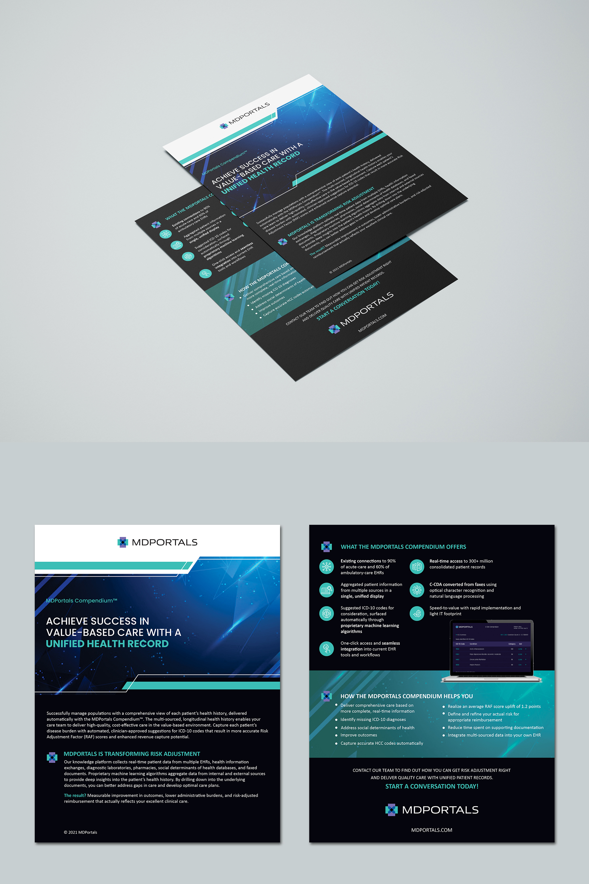 Flyer Design by Fat Bat Man for MDPortals | Design #26965326