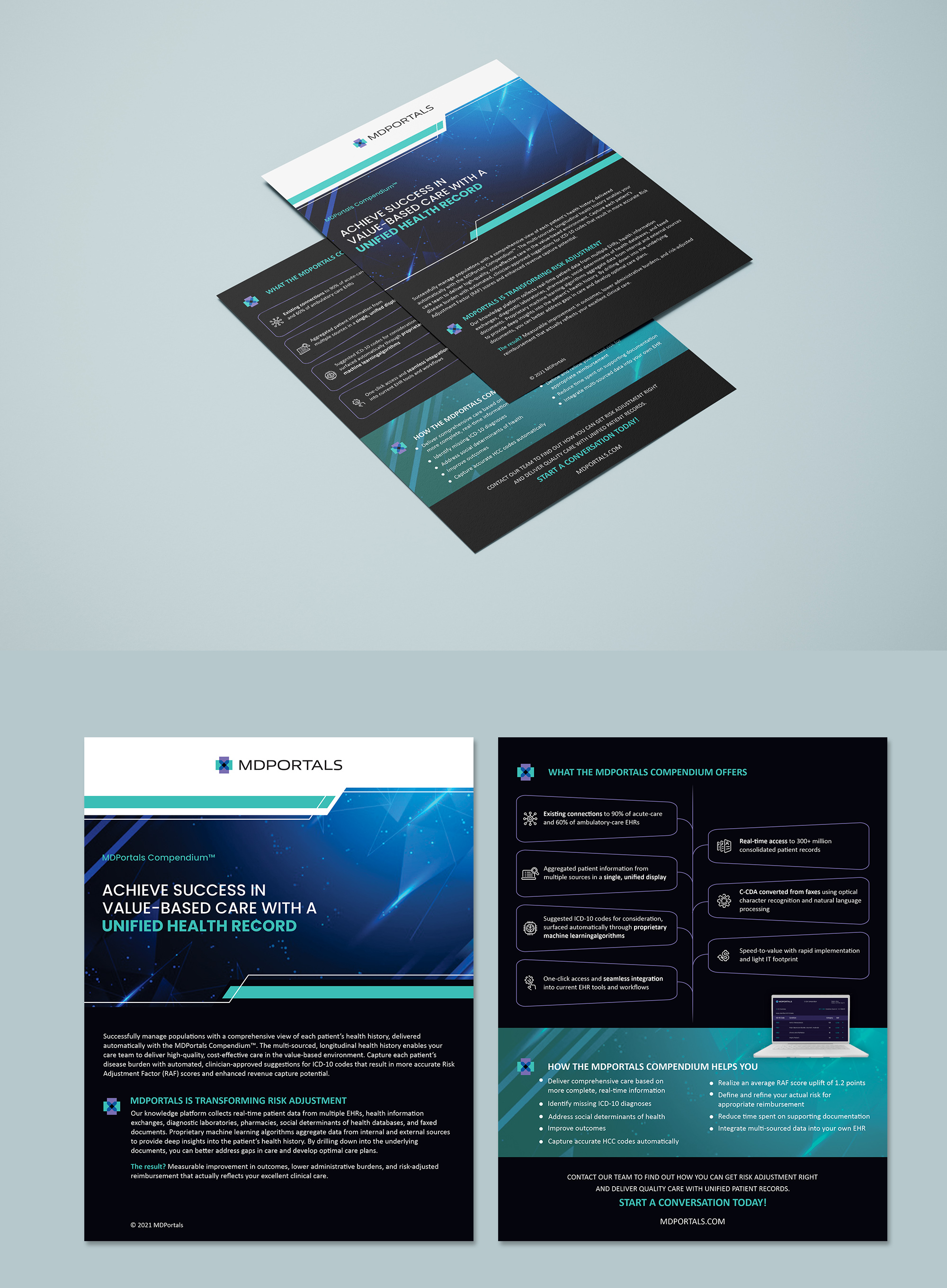 Flyer Design by Fat Bat Man for MDPortals | Design #26978649