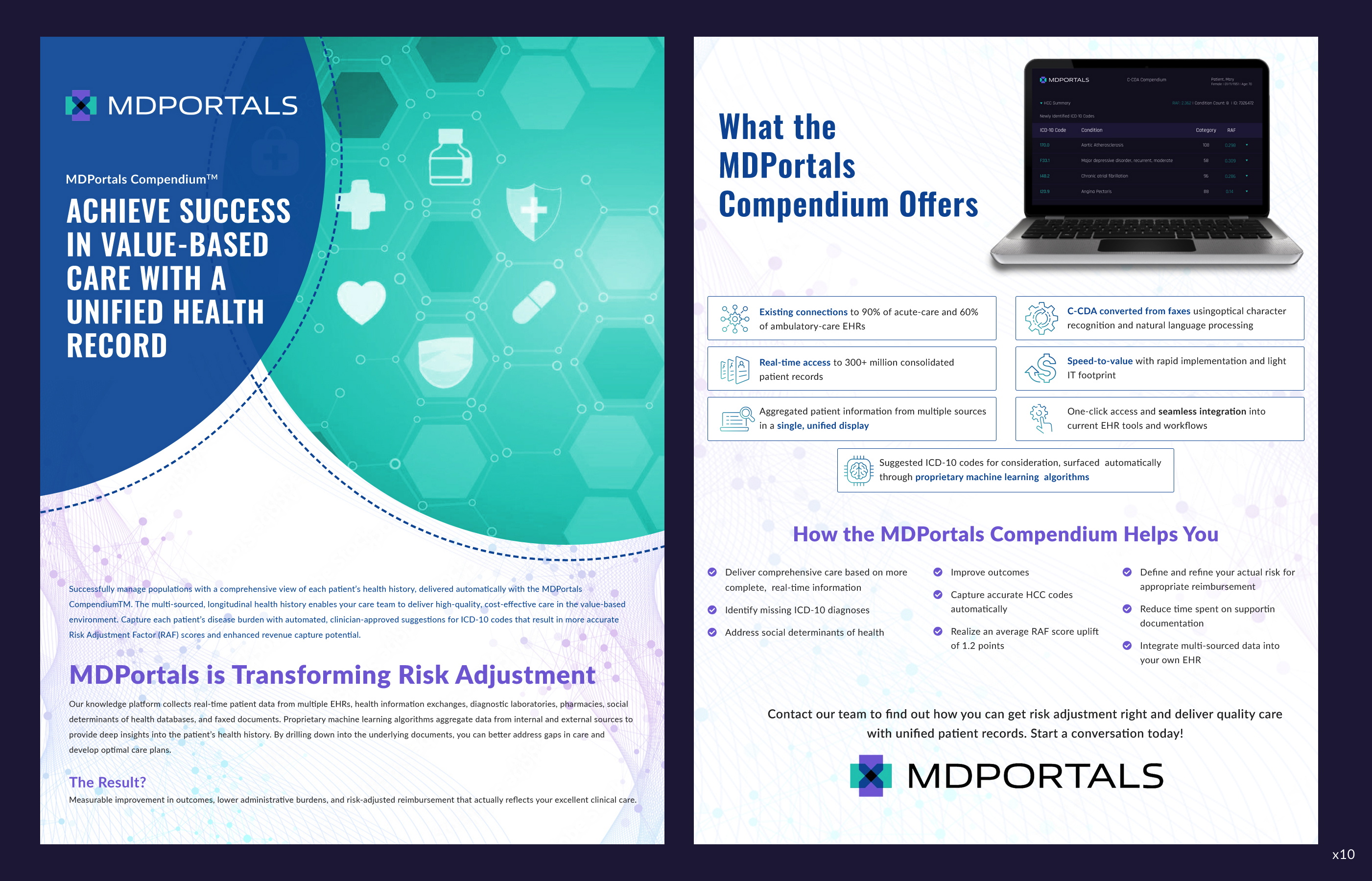 Flyer Design by pb for MDPortals | Design #26967972