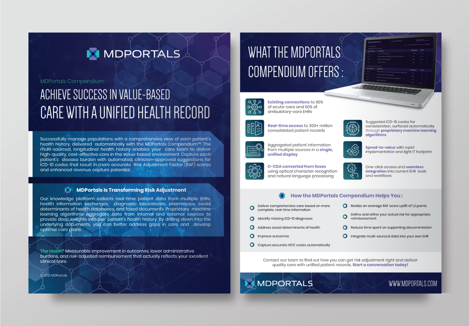 Flyer Design by Owleria for MDPortals | Design #26968800
