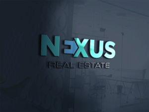 NEXUS  (top). Real Estate (bottom) | Logo Design by MT