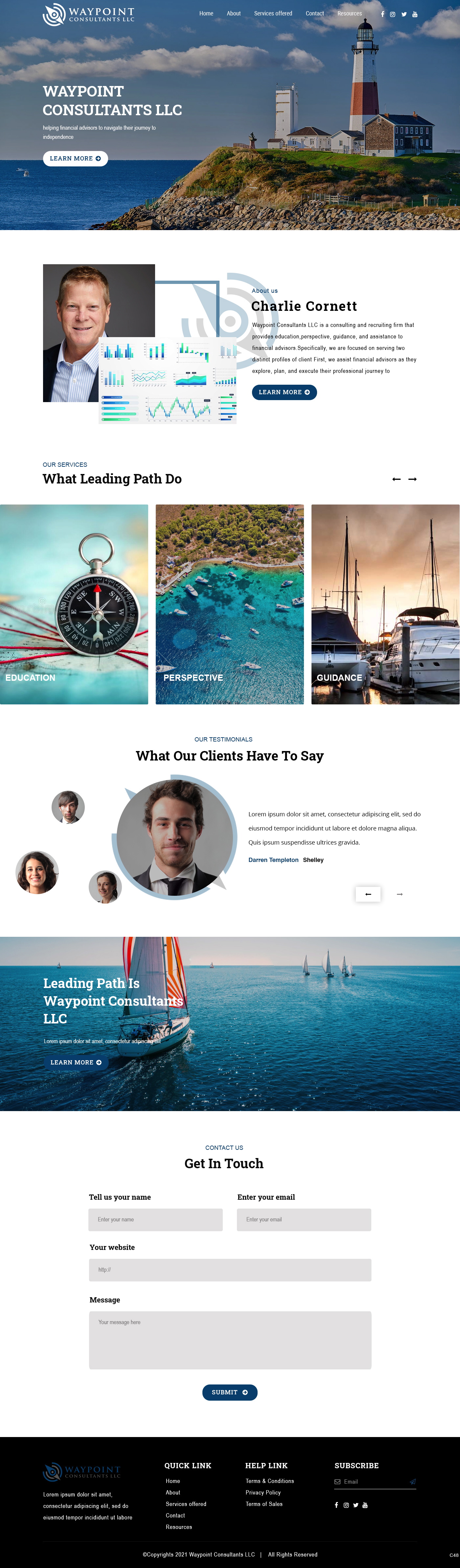Diseño Web por pb para Waypoint Consultants LLC | Diseño #26972578
