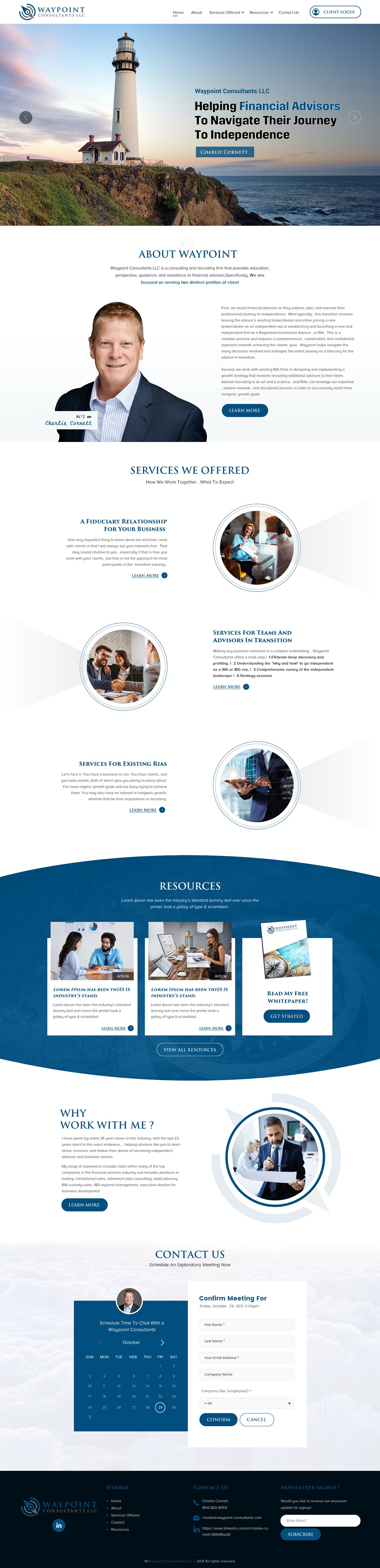 Diseño Web por rightway para Waypoint Consultants LLC | Diseño #26979223