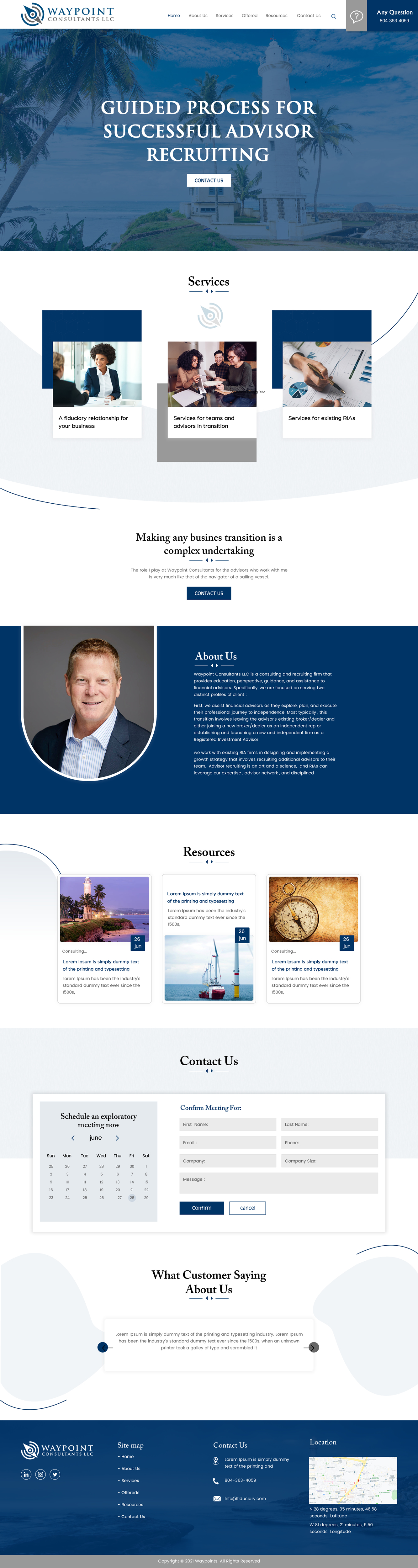 Diseño Web por rightway para Waypoint Consultants LLC | Diseño #26979226