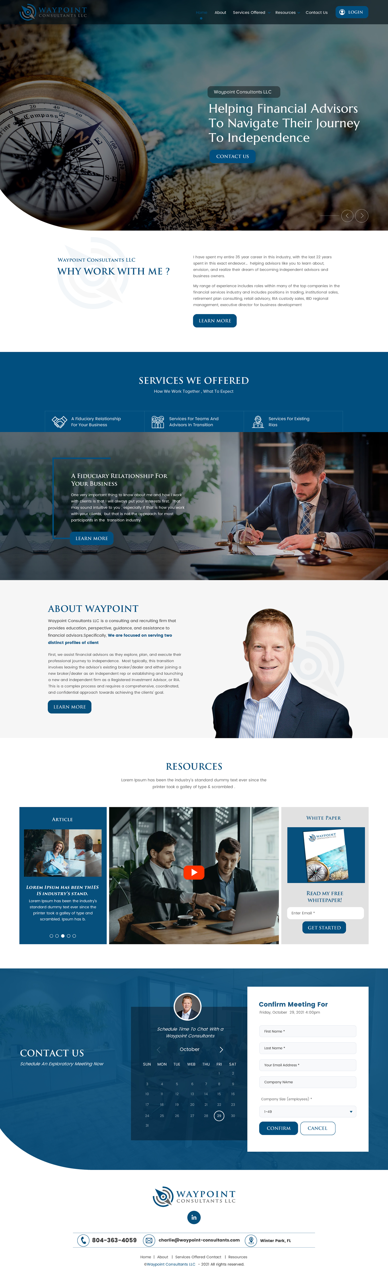 Diseño Web por rightway para Waypoint Consultants LLC | Diseño #26979227