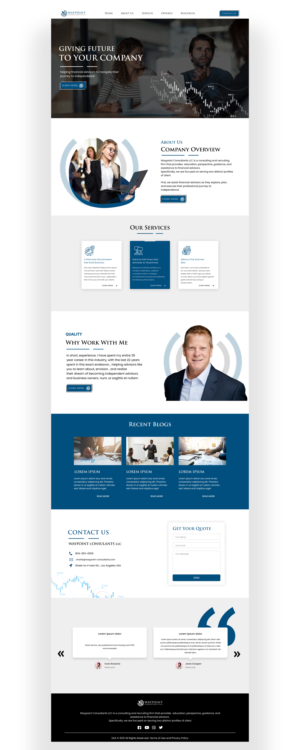 Waypoint Consultants LLC  web site | Web Design by Adeel Rahman