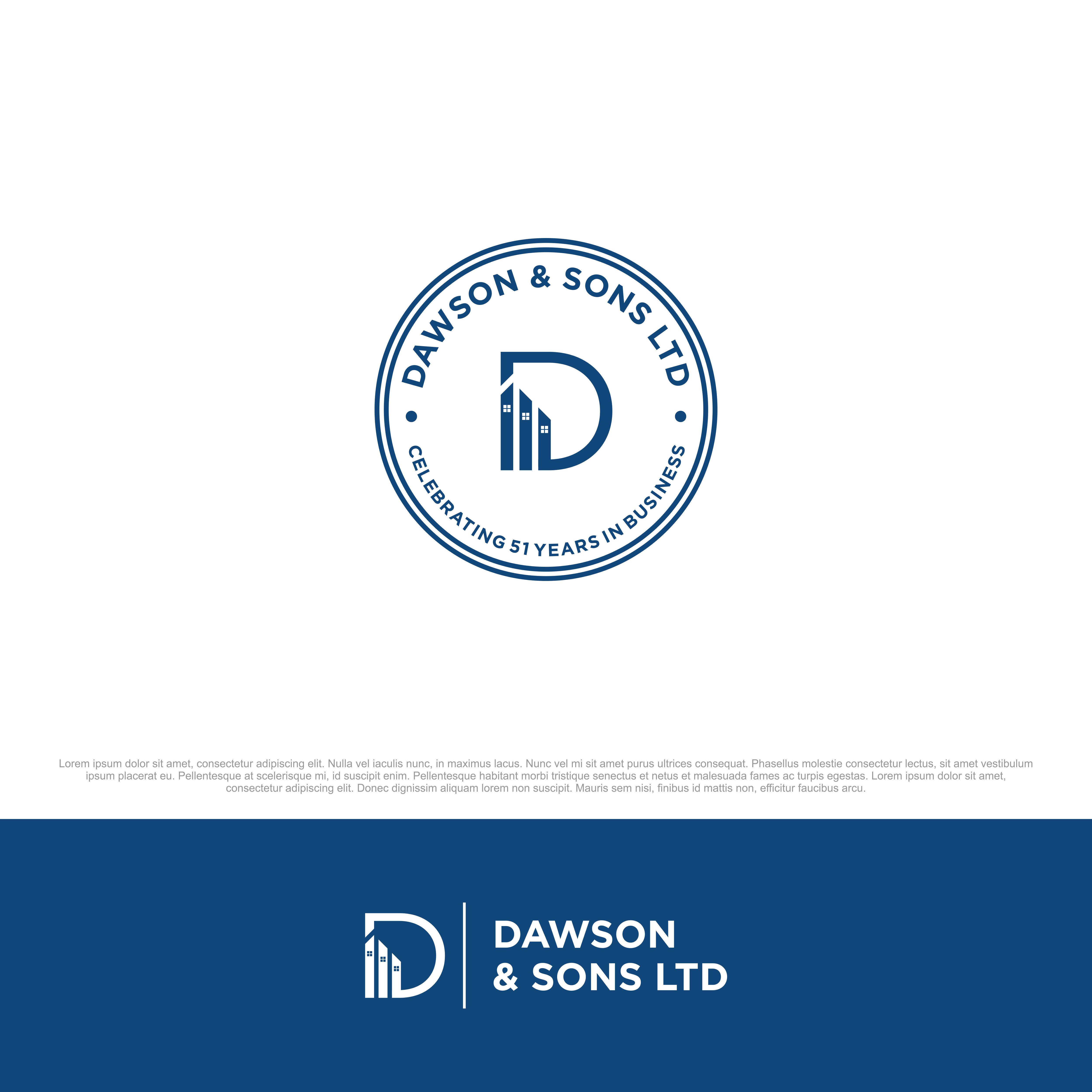 Logo Design by Ilham design for Dawson and Sons Ltd. | Design #26969346