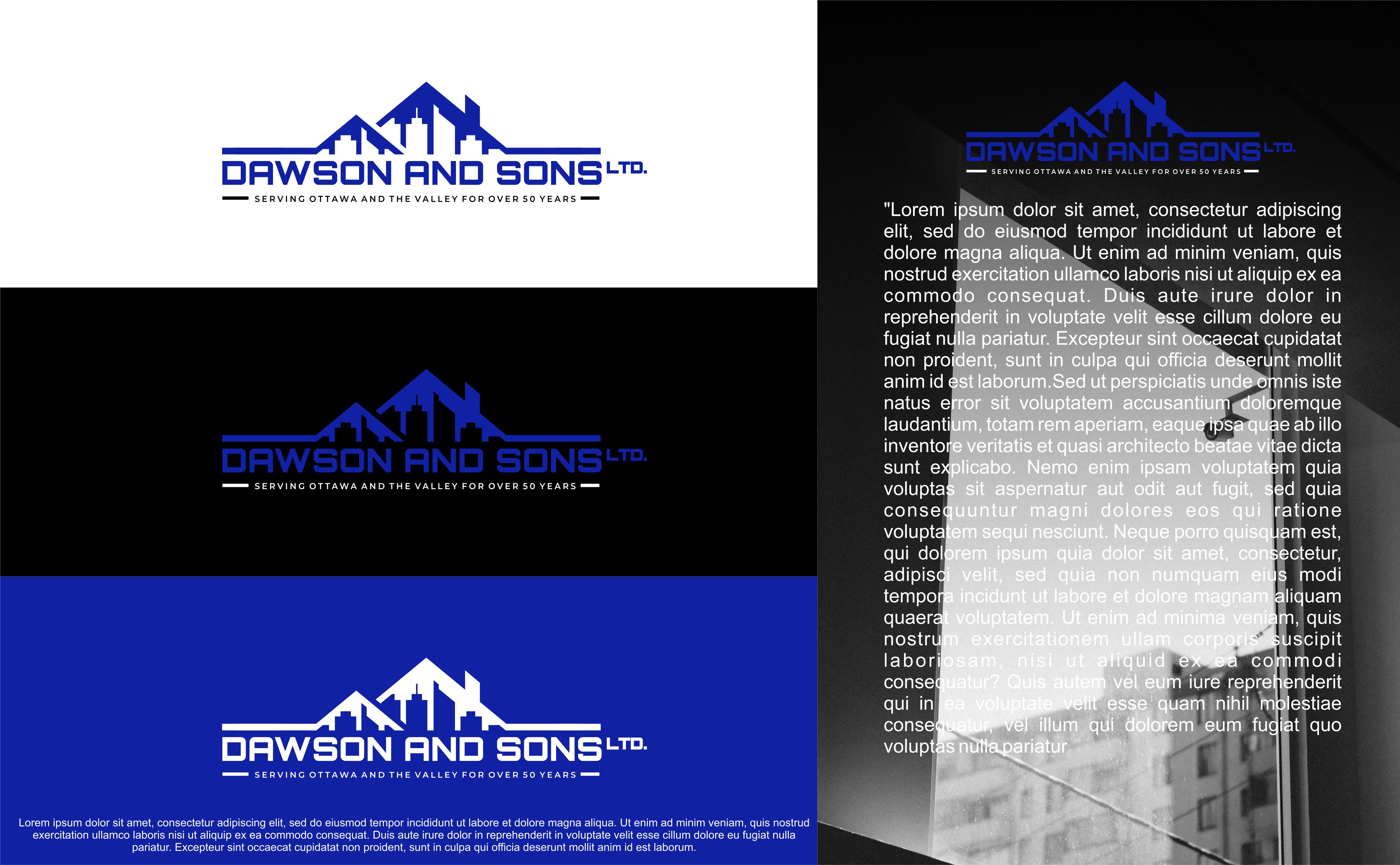 Design de Logo par LazyArt pour Dawson and Sons Ltd. | Design : #26972833