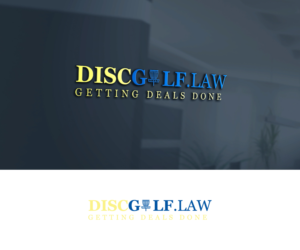 DISCGOLF.LAW   Getting Deals Done | Logo Design by BabAgori