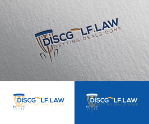 DISCGOLF.LAW   Getting Deals Done | Logo Design by Iris 3