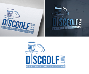 DISCGOLF.LAW   Getting Deals Done | Logo Design by HEAVEN ART