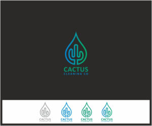 Business is called Cactus Cleaning Co. Cleaning business,  | Logo-Design von Logocraft
